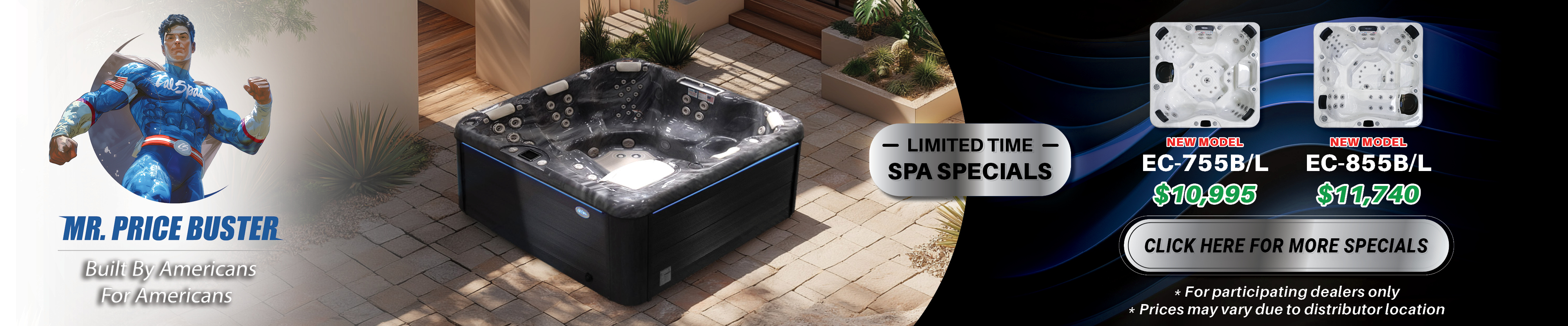 Calspas hot tub being used in a family setting - Oklahoma City